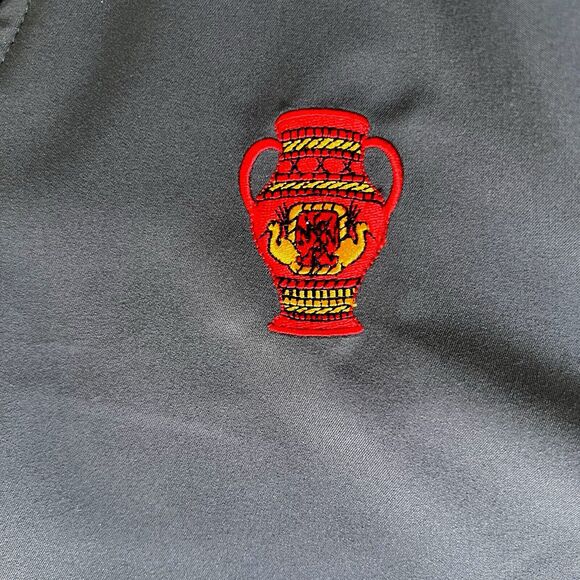 Sunderland Of Scotland Green Vest  Mens Large Naples Nat’l Pullover Windbreaker - Picture 3 of 15